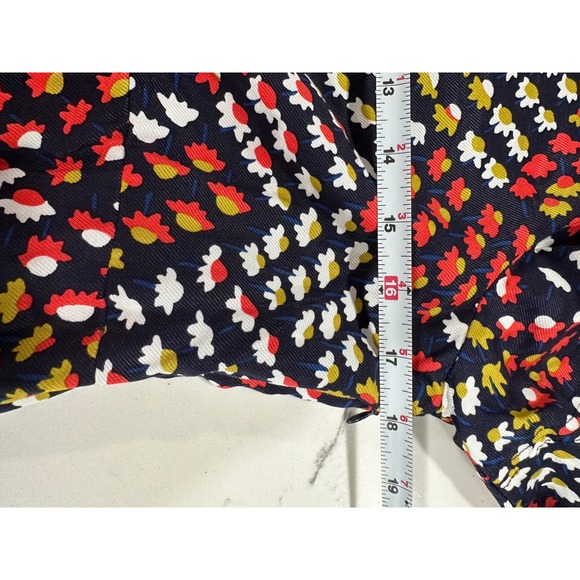 Maeve Anthropologie Mini Dress Floral Print Puff Sleeve Casual US 10 - Picture 5 of 7